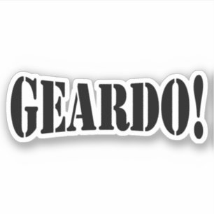 GEARDO! STICKER
