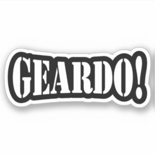 GEARDO! STICKER