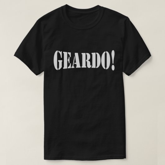 GEARDO! T-SHIRT (Design voorkant)