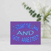 Gearresteerd Briefkaart (Staand voorkant)