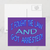 Gearresteerd Briefkaart (Voorkant / Achterkant)