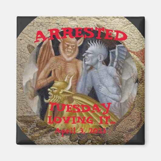 Gearresteerd Magneet (Voorkant)