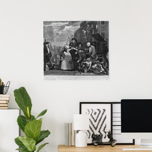 Gearresteerd voor Schuld Poster (Thuiskantoor)