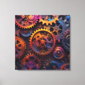 Gears Canvas Art Afdruk (Voorkant)