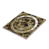 Gears Clock Kantoor Design Digital Art Destiny Tegeltje (Zijkant)