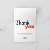 Gears mécanique Carte de remerciements personnalis (Intérieur)