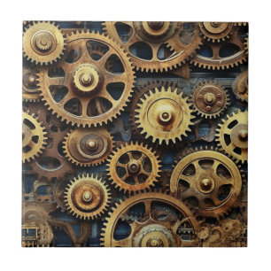 Gears Pattern Tegel Tegeltje