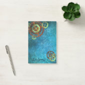 Gears Rusty Personnalisé Steampunk Post-It Notes (Bureau)