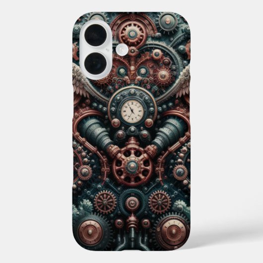 Gears, Wings en  Steampunk Elegance Case-Mate iPhone Case (Achterkant)