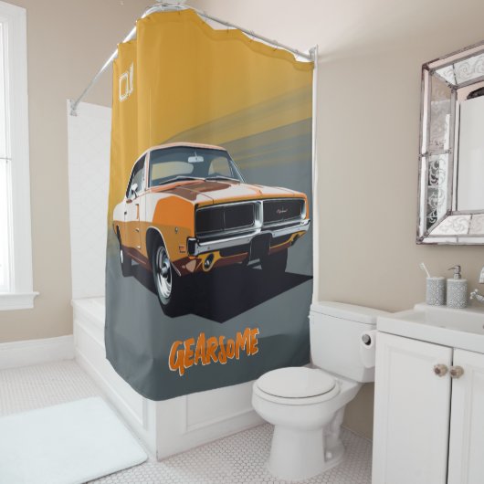 Gearsome douchegordijn (In situ)