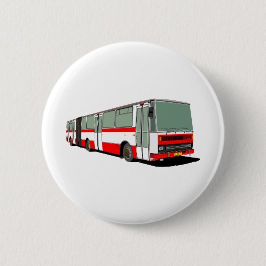 Gearticuleerde bus Karosa B 741 Ronde Button 5,7 Cm (Voorkant)