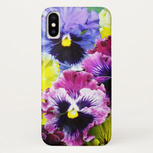 Geassembleerde Pansies iPhone X Hoesje
