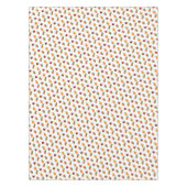 Geassembleerde vruchten op wit tafelkleed (Voorkant)