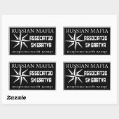 GEASSOCIEERD RECHTHOEKIGE STICKER (Vel)