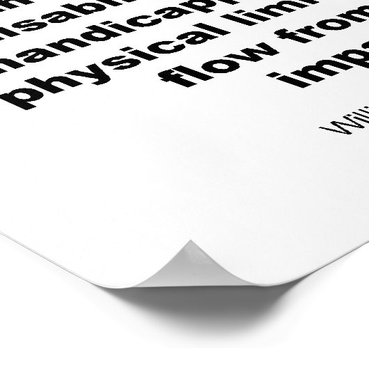 Geassocieerde rechter William J. Brennan, Jr. Poster (Hoek)