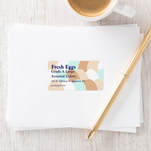 Geassorteerd eierlabel etiket (Insitu)