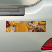 Geassorteerde donuts bumpersticker (Op auto)