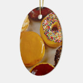 Geassorteerde donuts keramisch ornament (Links)