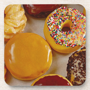 Geassorteerde donuts onderzetter