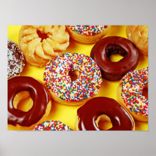 Geassorteerde donuts poster
