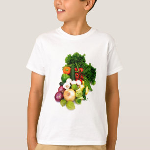 Geassorteerde groenten t-shirt