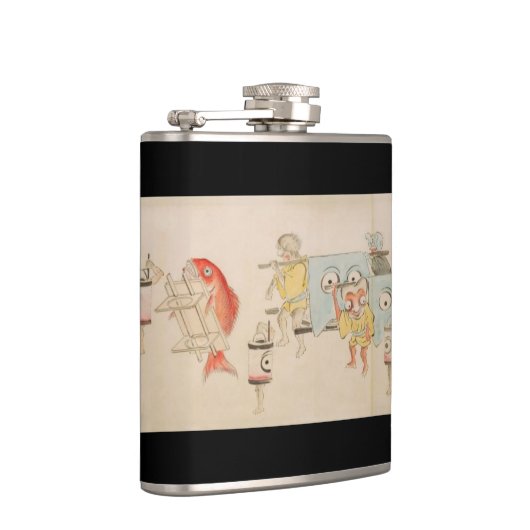 Geassorteerde Japanse Yokai Emaki Heupfles (Rechts)