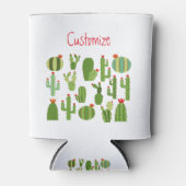 Geassorteerde Planten met rode bloemen Thunder_Cov Blikjeskoeler (Voorkant)