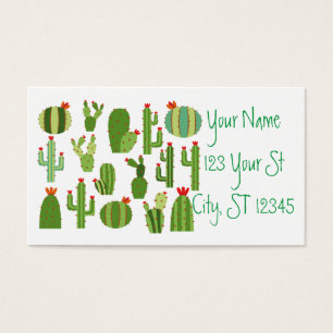 Geassorteerde Planten met rode bloemen Thunder_Cov Visitekaartje