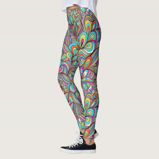 Geassorteerde Psychedelic Swirls Leggings (Links)