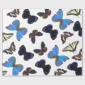 Geassorteerde vlinders cadeaupapier (Vlak)