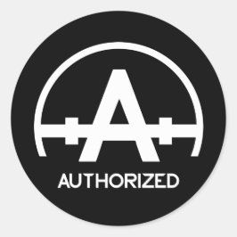 Geautoriseerde kleding Logo Sticker