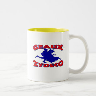 Geaux Zydeco Tweekleurige Koffiemok