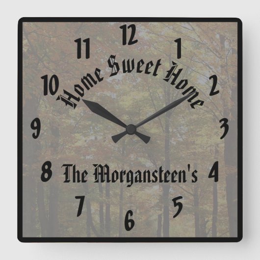 Geavanceerd Creëer Uw eigen aangepaste Vierkante Klok (Voorkant)