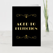  geavanceerd deco Gold Folie Wenskaart (Voorkant)