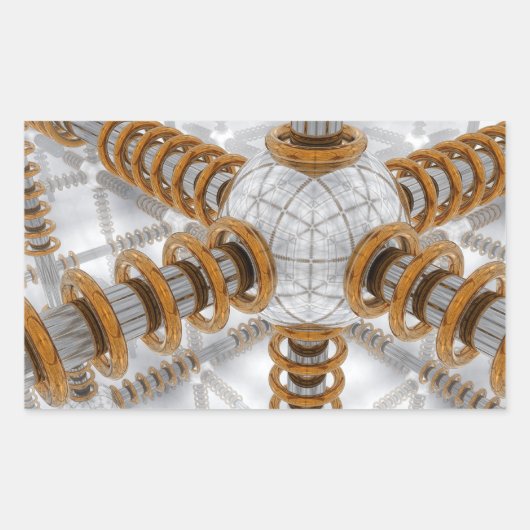 Geavanceerde automatisering rechthoekige sticker (Voorkant)