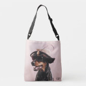 Geavanceerde Doberman Crossbody Tas (Achterkant)