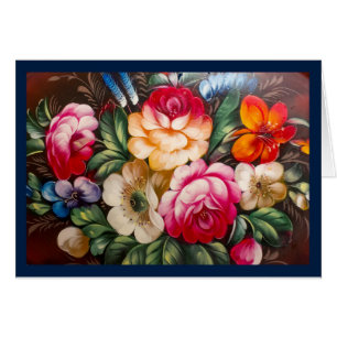 Geavanceerde Floral Painting Notecard