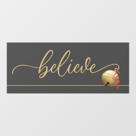 Geavanceerde GELOOFWAARDIGE Jingle Bell-kerst Raamsticker