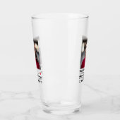 Geavanceerde naam Happy Birthday Foto Glas (Links)