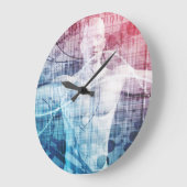 Geavanceerde technologie en Abstracte wetenschap Grote Klok (Hoek)