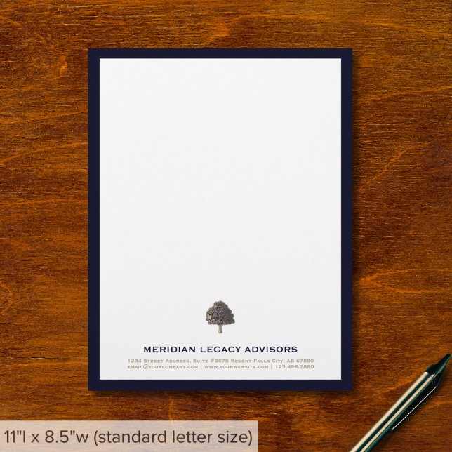 Geavanceerde Tree Logo Letterhead Briefhoofd (Creator heeft geüpload)