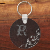 Geavanceerde Westerne lederen bruiloft Sleutelhanger (Voorkant)