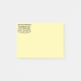 Geavanceerde zakelijke post-it® notes