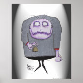 Geb- Koe Bell Player Art Poster van Tricia Martin (Voorkant)