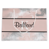 Gebagage met monogram groot cadeauzakje (Voorkant)