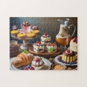 Gebak 2 Desert Art Tafel Dessert Galerij Art Phot Legpuzzel