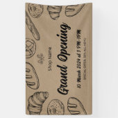 Gebak Bakkerij Business Grand Opening Sjabloon Spandoek (Verticaal)