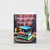 Gebak Chef Afstuderen Cake Kaart (Voorkant)