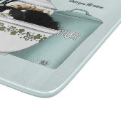 Gebak Chef Cat Blue Snijplank (Hoek)