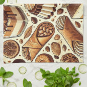 Gebak & Dessert Print Theedoek (Gevouwen)